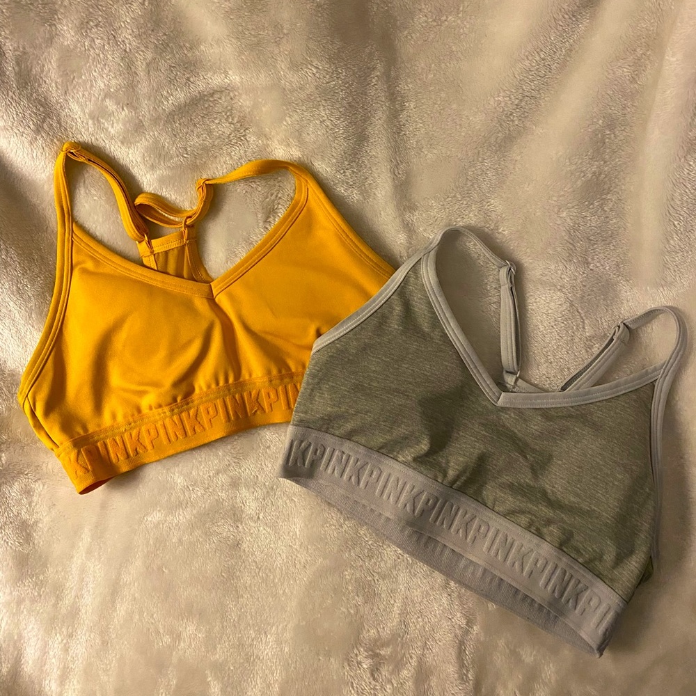 Victoria secret pink sports bras